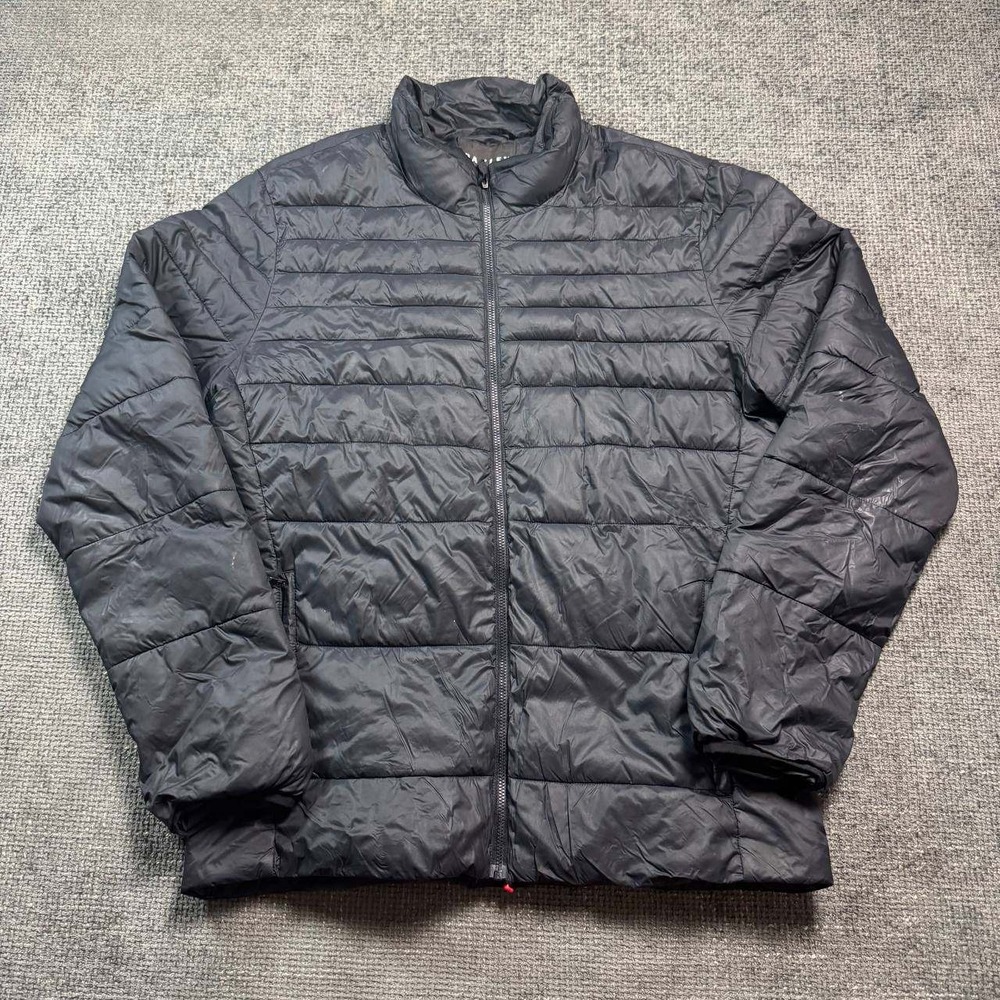Oakley Puffer Jacket Mens M Black Quilted Full Zip Lightweight Gorpcore